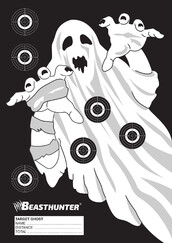 Terč silueta Beast Hunter Ghost 10ks