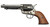 Replika Revolver ráže 45, USA 1873 , 5 1/2" nikl