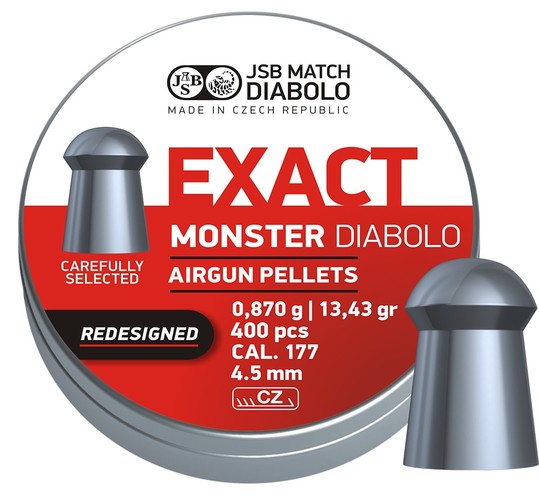 Diabolo JSB Exact Monster Redesigned 400ks cal.4,52mm