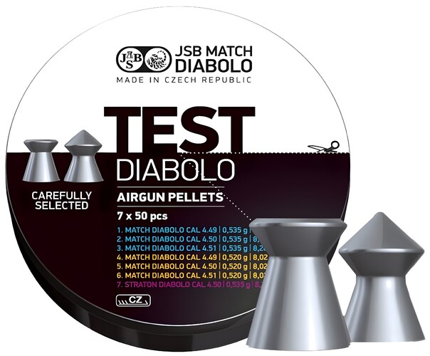 Diabolo JSB Match TEST pro pušku .177