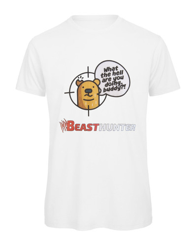 Tričko Beast Hunter Buddy 02 TM bílé vel.L