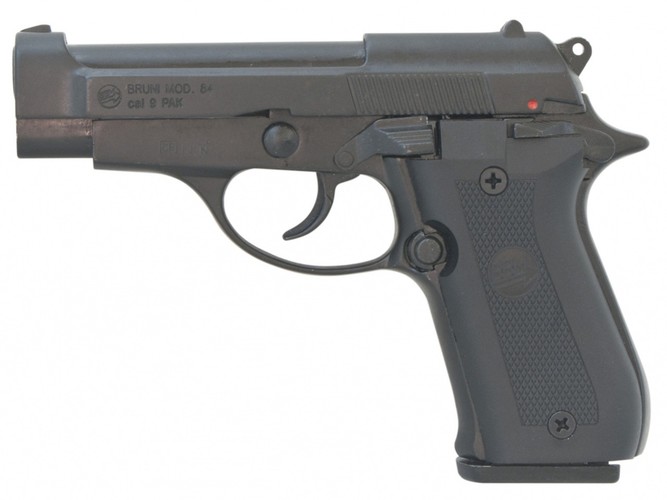 Plynová pistole Bruni 84 černá cal.9mm