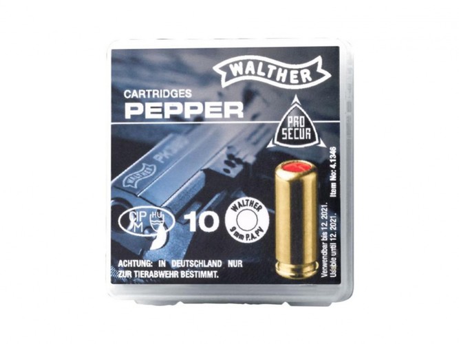 Plynové náboje PV-S 9mm pistole 10ks Supra Pepper Walther