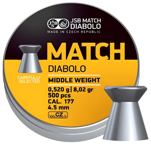 Diabolo JSB Match puška 500ks cal.4,49mm