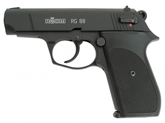 Plynová pistole Rohm RG88 černá cal.9mm