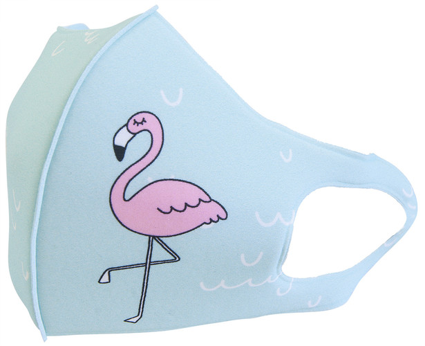 Rouška Premium Flamingo, dětská, pratelná