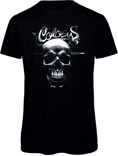 Tričko Colosus Bullet Skull 03 TM černé vel.XL