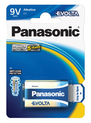Baterie Panasonic Evolta 9V 6LR61 Alkaline 1ks