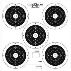 Terče COLOSUS 14x14cm 5-target bal.100ks