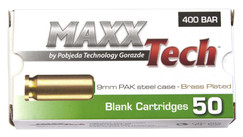 Startovací náboje 9mm pistole 50ks Pobjeda MAXX Tech 4bal.