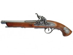 Replika Mušketová Pistole 18.stol., Francie, nikl