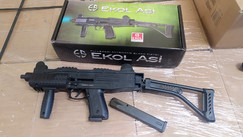 BAZAR - Plynová pistole Ekol ASI s pažbou cal.9mm kat.C-I černá