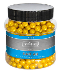 Kuličky T4E 43 Sport PAB yellow 500ks