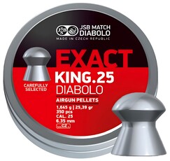 Diabolo JSB Exact King 350ks cal.6,35mm