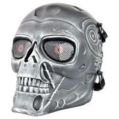 Maska Wosport Terminator silver
