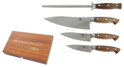 Sada nožů Dellinger Walnut s ocílkou, dřevěný BOX